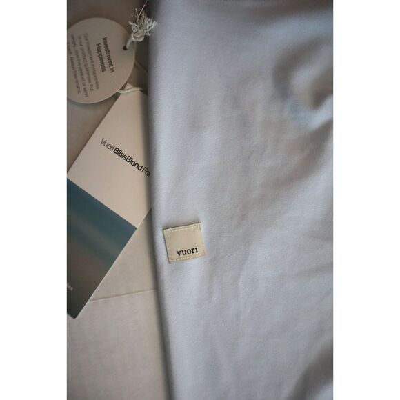 Vuori VW4130 Women's Sz XS Light Mist Blue AllTheForm Performance 7/8 Leggings - Picture 9 of 12